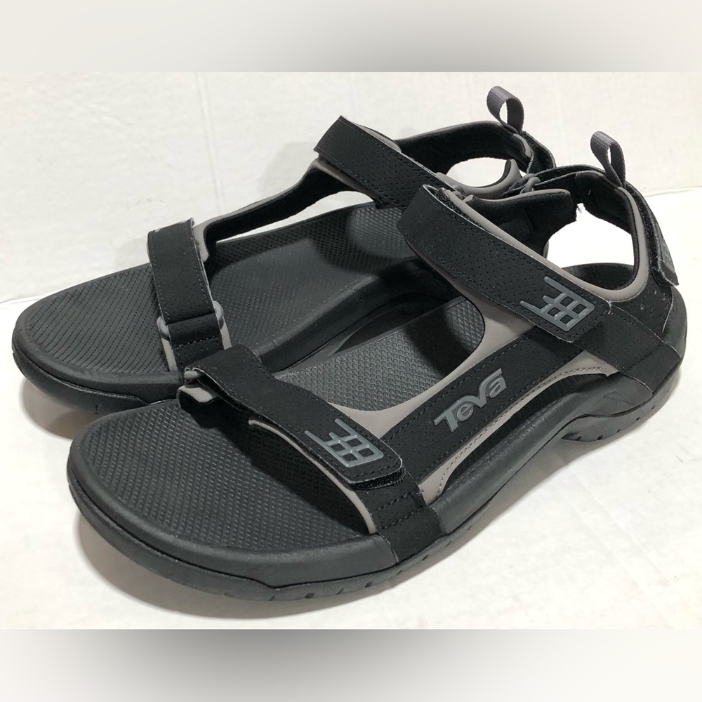 Teva Men's Black and Gray Sport Sandals